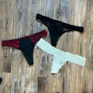 NWOT Adore Me Thong Panties Bundle